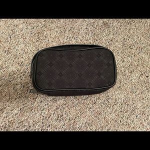 Small black makeup bag